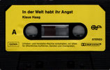 Horst Marquardt: ...dann höre ich eine Sendung -  Klaus Haag: In der Welt habt ihr Angst (ERF)