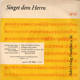 Chor des Prediger-Seminars der Methodistenkirche Frankfurt - Singet dem Herrn AV 5001