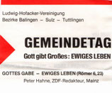 Peter Hahne : GOTTES GABE - EWIGES LEBEN (Römer 6,23)
