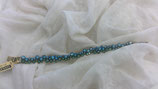 Konplott Inside Out Armband Blue Green / Brass