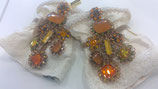 Konplott Gem Rocks Clip Brown / Yellow Antique Copper 6789
