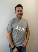 Herren T-Shirt ALSTER (grau / weiß)