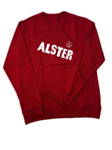 Unisex Sweatshirt ALSTER (rot /weiß)