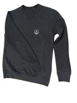 Unisex Sweatshirt moin (navy / weiß)