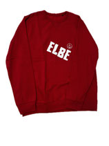 Unisex Sweatshirt ELBE (rot / weiß)