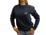 Unisex Sweatshirt moin (navy / weiß)