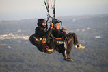 Paraglider tandem flight