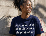 parwans 半袖速乾Tシャツ【ネイビー紺色】サイズ表参照