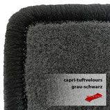 Fahrerhausteppich  kompatibel mit VW Crafter 3-Sitzer  2006-2016  - Capri grau / 4439