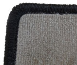 Fahrerhausteppich 1-teilig  kompatibel mit VW T2 T2b - Eleganz hellgrau / 4441MG