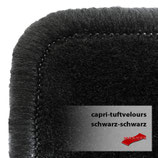 Fahrerhausteppich 1-teilig  kompatibel mit  Renault Master II - Capri schwarz / 3479