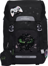 BECKMANN Schulrucksack Classic Pixel