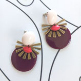 Boucles d'Oreilles Longues Clous YVONNE
