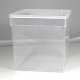 Dose 5,8 Liter 18,5 x 18,5 x 19,0 cm - transparent