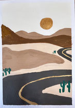 Einfache Landschaft "Mexiko"