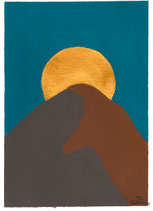 Einfache Landschaft "blau"