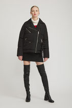 Short puffer jacket perfecto black Ottod´ame