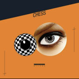 Lente a contatto di Halloween chess