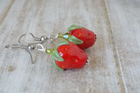 Ohrringe Erdbeere