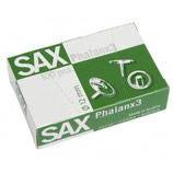 SAX Reißnägel Phalanx 3 und 4, 100 Stück 12 mm und 14 mm silber