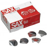 SAX Eckenklammern Nr. 50 100 Stück silber