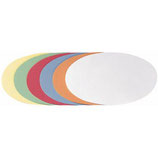 FRANKEN Moderationskarten UMZH Oval 11 x 19 cm mehrere Farben