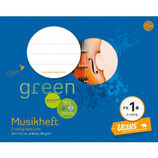 URSUS GREEN Musikheft FX1a 22 x 17,5 cm 8 Blatt