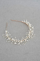 Perlenhaarreif "Swan"