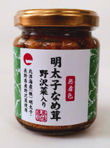 野沢菜入り　明太子なめ茸