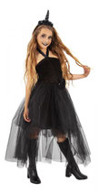 UNICORNO NERO 8/10 ANNI - s8647 (ESCLUSO ACCESSORI)