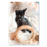 Tierportrait-art auf Fotopapier