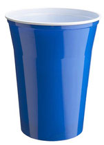 Beer Pong Becher USA Blue Cups 400ml