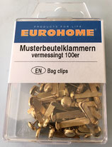 Musterbeutelklammern