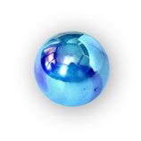 Murmeln blau glänzend