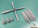 4-blade B-29 Superfortress Propeller for Display Only