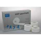 MSP Sporttape 2,5 cmx10 meter T-tape
