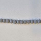 Cipollotti Sfaccettati 3x4mm Grigio Coprente Lucido 50pezzi