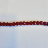 Cipollotti Sfaccettati 3x4mm Bordeaux Coprente Lucido 50 pezzi