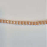 Cipollotti Sfaccettati 3x4mm Pesca 50 pezzi