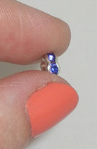 Round Spacer  6mm Tanzanite