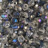 Cipollotti Sfaccettati 3x4mm Grigio Azzurro AB 50pezzi