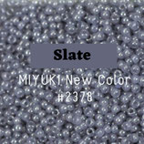 Round Rocailles 11/0 col.2378 Slate Grigio