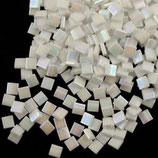 Tila Beads 5x5x1,8 (TL471) Bianco AB Rainbow