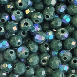 Cipollotti Sfaccettati 3x4mm Verdone Opaco AB 50pezzi