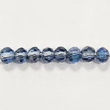 Cipollotti Sfacettati 3x4mm Azzurro Grigio AB 50 pezzi