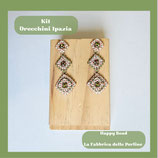 Kit Miyuki Orecchini ipazia versione Mocha Mousse