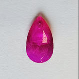 Pendante Goccia Cristallo Brilliance 16mm Fucsia