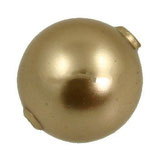 Round Crystal Pearl - 5810 - 6mm colore bronzo