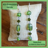 Kit Orecchini Base Verde