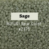 Round Rocailles 11/0 col.2375 Sage Verde Salvia